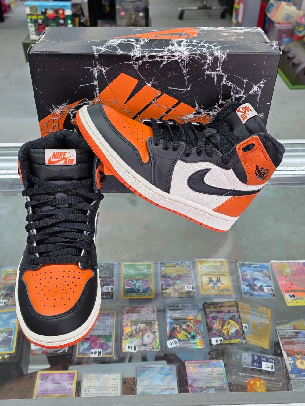Nike Air Jordan 1 Retro OG 2025 High Shattered Backboard Size 7y